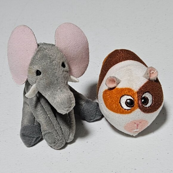 Hamster Elephant Worm Snake Orange Smiley Face Lot Of 6 Plush Stuffed Animals - Picture 10 of 12